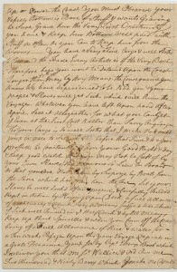 Letter Boston 12th January 1760 P 2