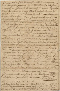Letter Boston 12th January 1760 P 4