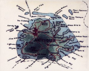 Map, Antigua Connection