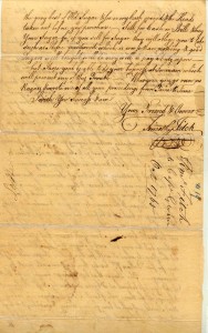 Correspondence Mid-voyage to Captain Peter Gwinn, P 2